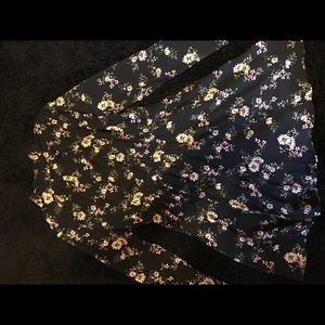 Beautiful black and floral dress NWT